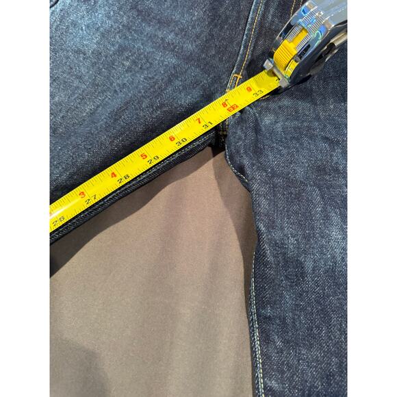 Diesel Mens Fanker Jeans Vintage 26x31 Bootcut Dark Wash - Picture 8 of 9